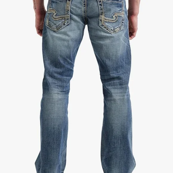 Silver Jeans Zac Relaxed Fit Denim Sraight Leg - Picture 4 of 4